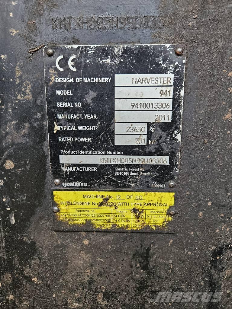 Komatsu 941 Hogstmaskiner