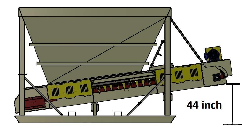  JP 8x14 skid feeder Anlegg - Annet