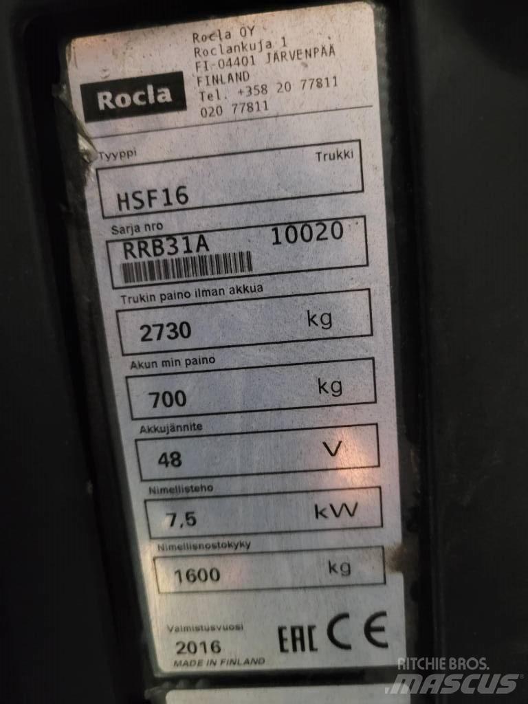 Rocla HSF16 Skyvemasttruck