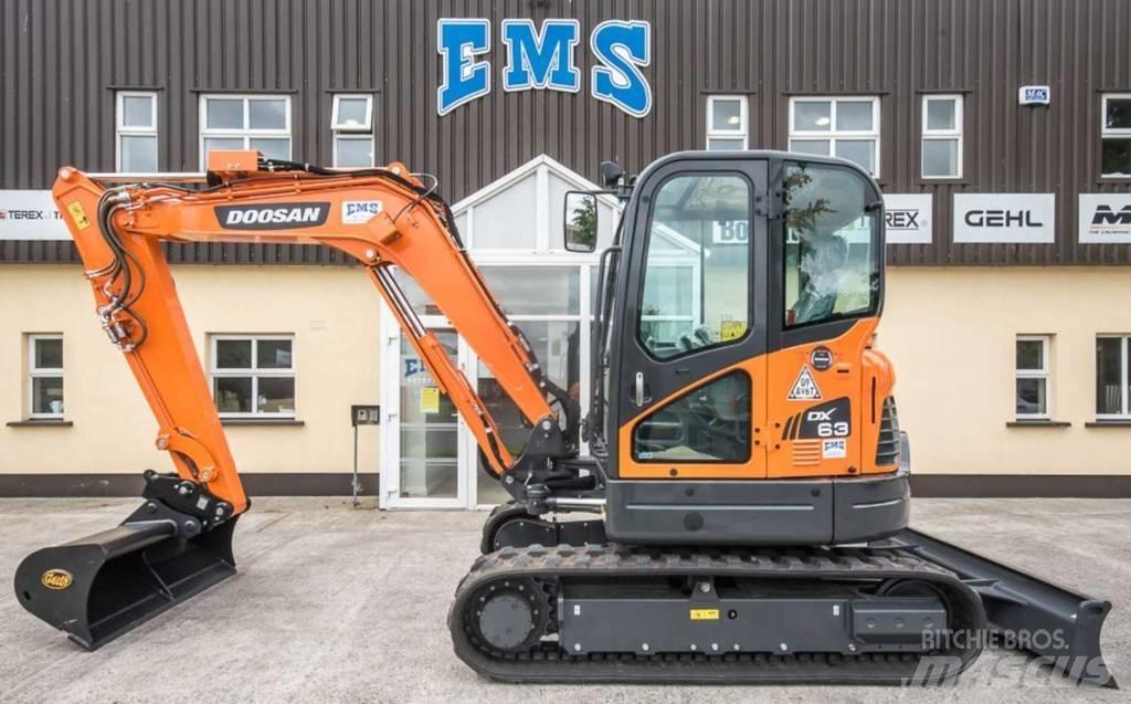 Doosan DX 63-3 Minigravere <7t