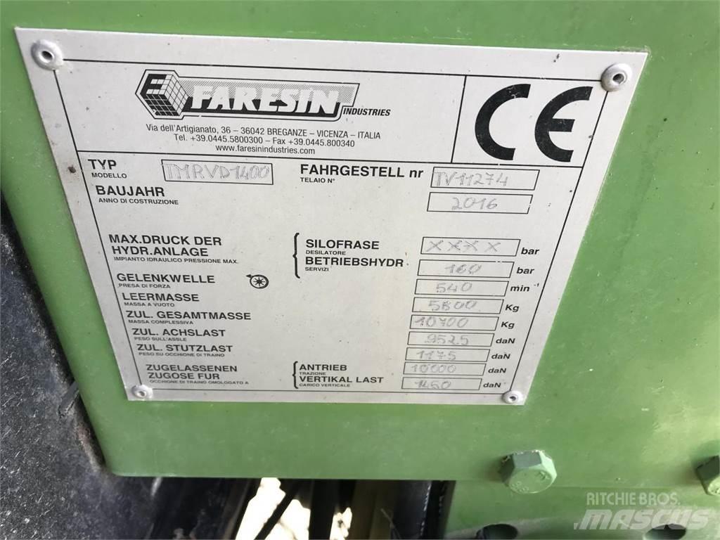 Faresin TMRVD1400 Blande- og fôringsmaskiner
