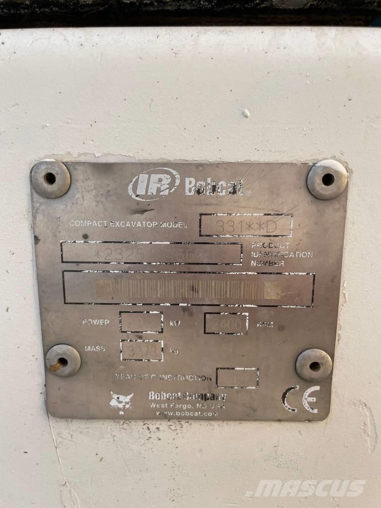 Bobcat 331 Minigravere <7t