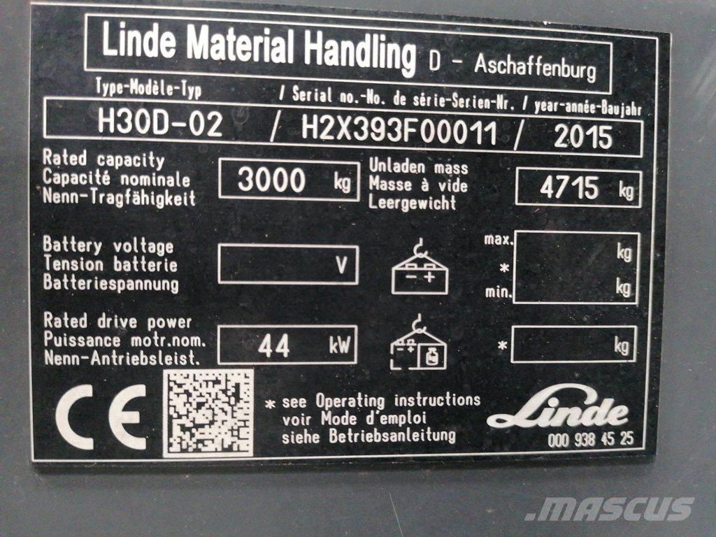 Linde H30D-02 Diesel Trucker