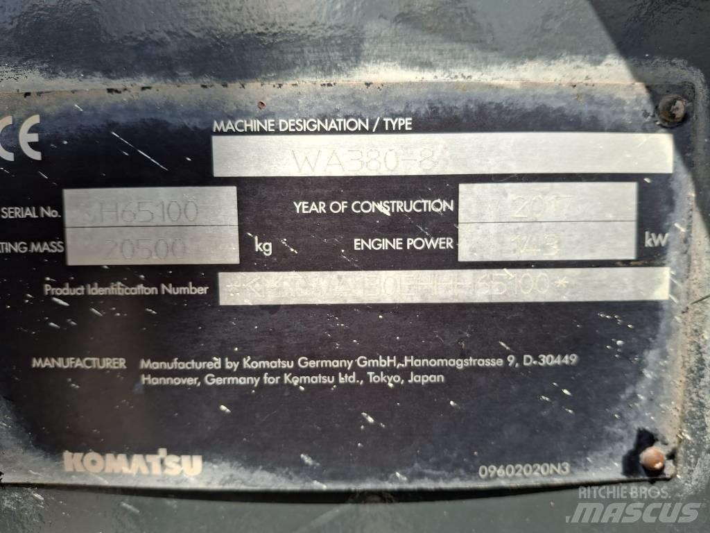 Komatsu WA 380-8 Minilastere
