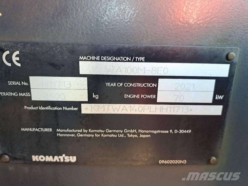 Komatsu WA 100 M-8 Hjullastere
