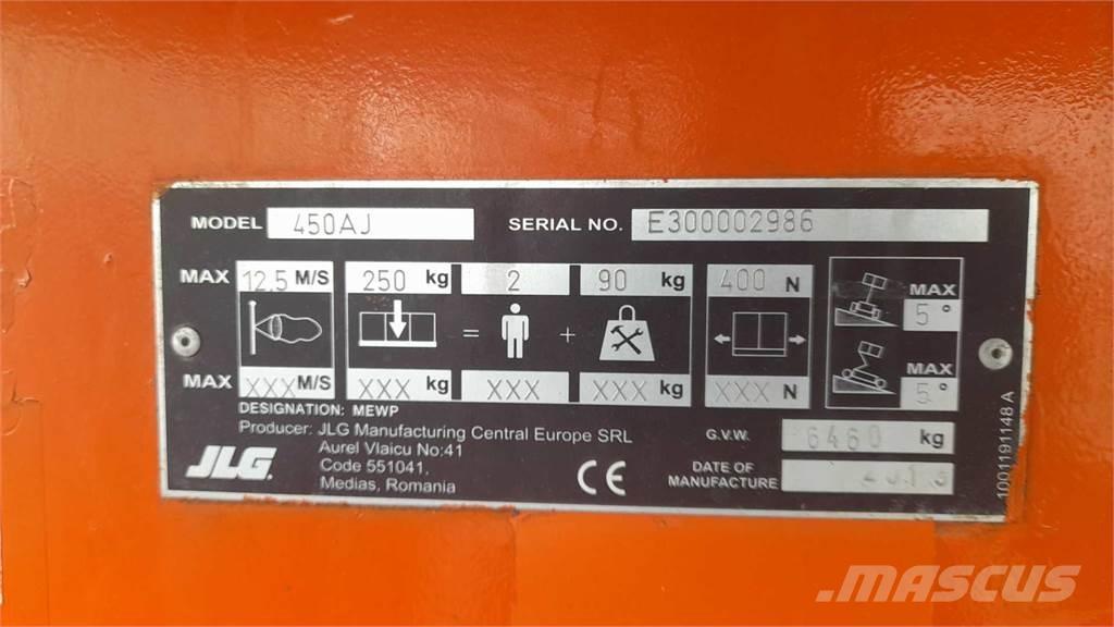 JLG 450AJSII Leddede bomlifter