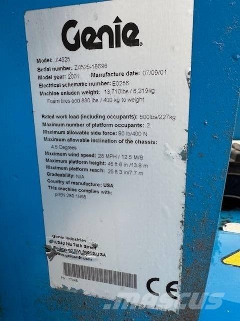 Genie Z 45/25 Leddede bomlifter