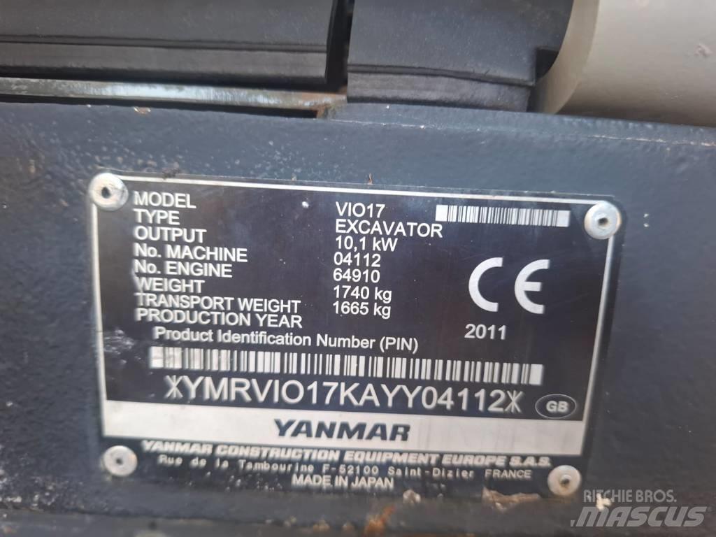 Yanmar Vio 17 Minigravere <7t