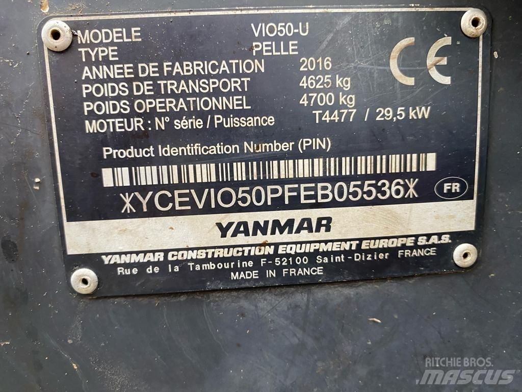 Yanmar Vio 50 U Minigravere <7t