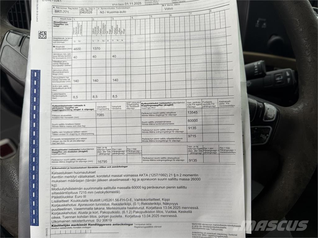 Volvo FH 520 6X2 Krokbil