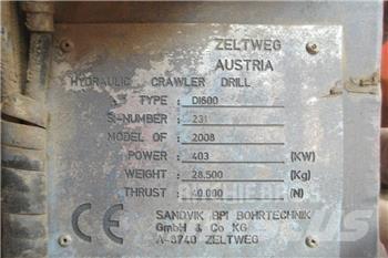 Sandvik DI 600 Borerigger