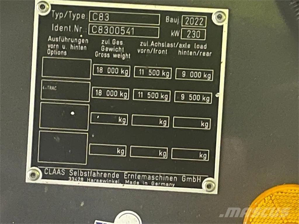 CLAAS Lexion 760 Skurtreskere