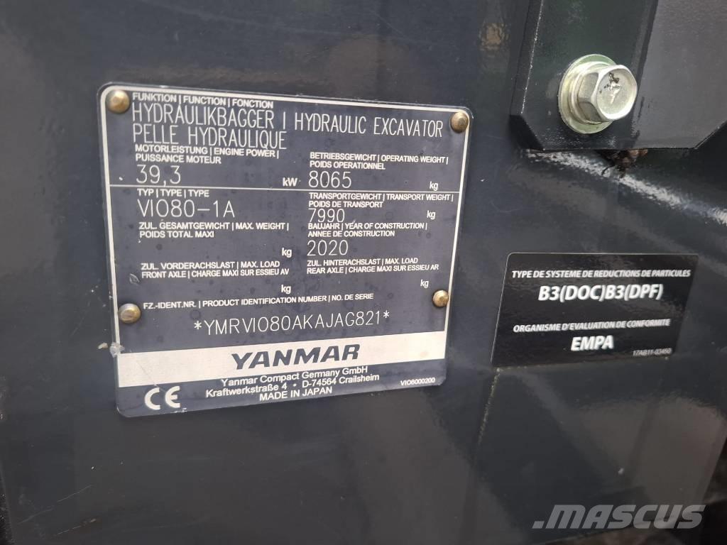 Yanmar Vio 80-1A Midigravere 7 - 12t