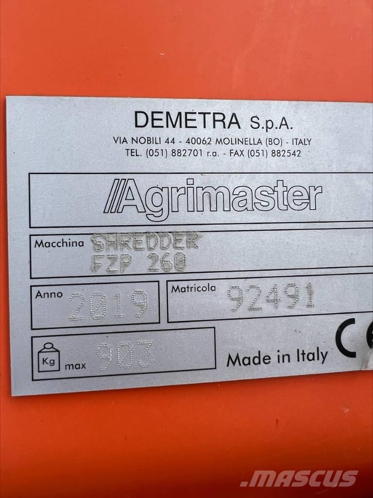 Agrimaster FZP 260 Beitepussere og toppkuttere