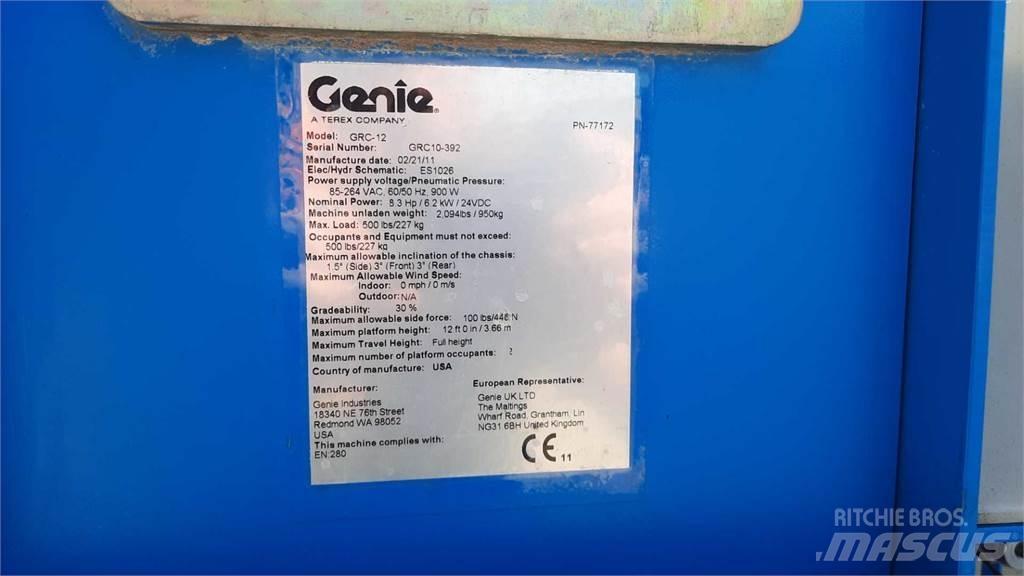 Genie GR12 Andre personløftere og plattformer