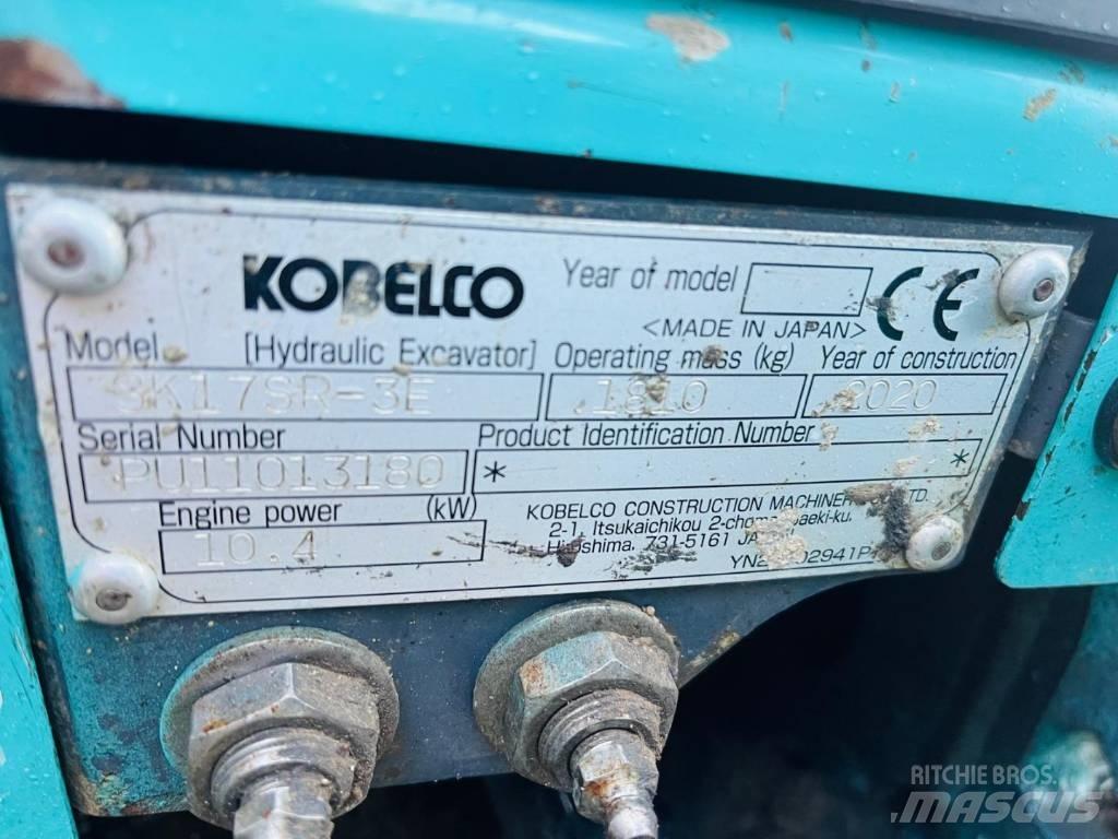 Kobelco SK 17 SR-3 Minigravere <7t