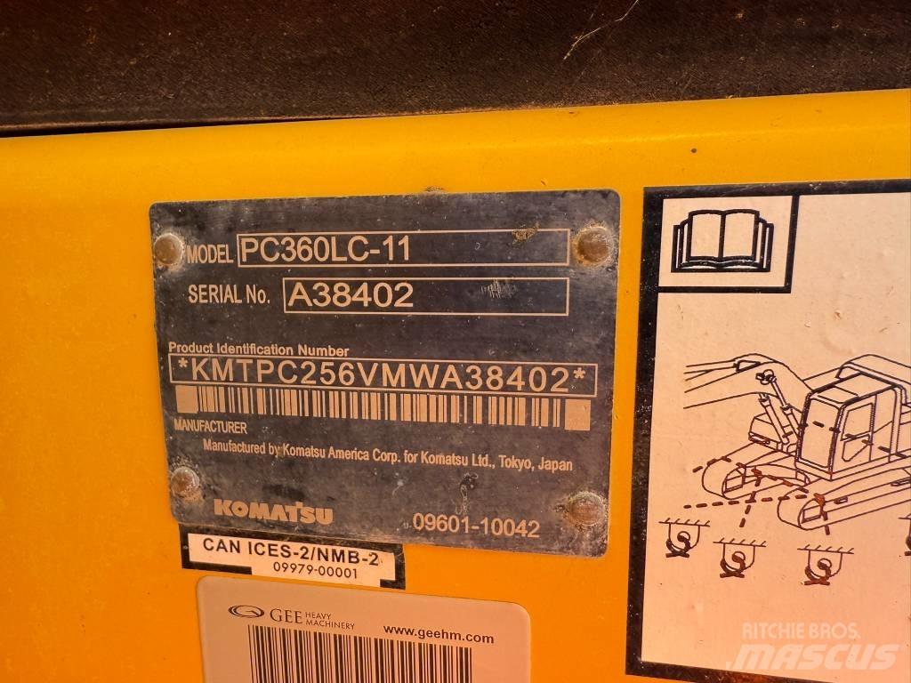 Komatsu PC360LC-11 Beltegraver