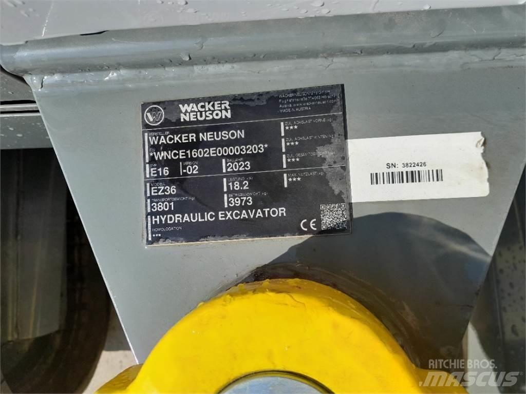 Wacker Neuson EZ36 Minigravere <7t