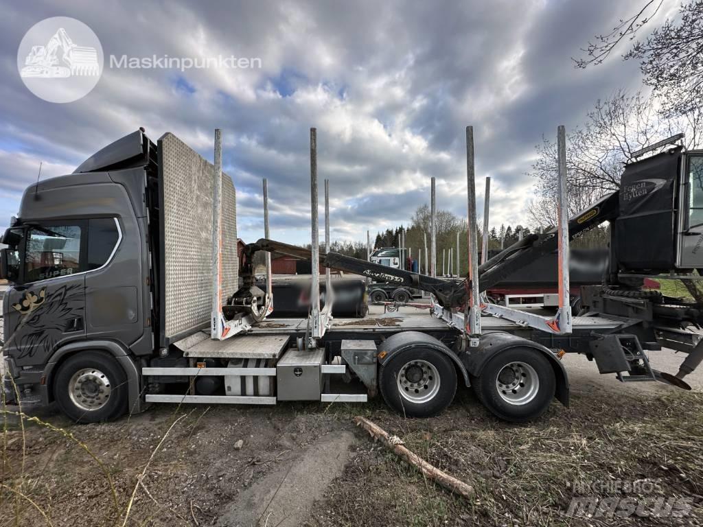 Scania R 730 Tømmerbiler