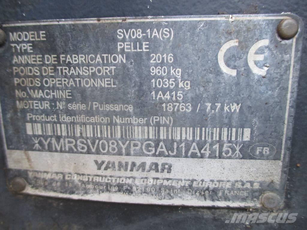 Yanmar SV 08-1 A Minigravere <7t