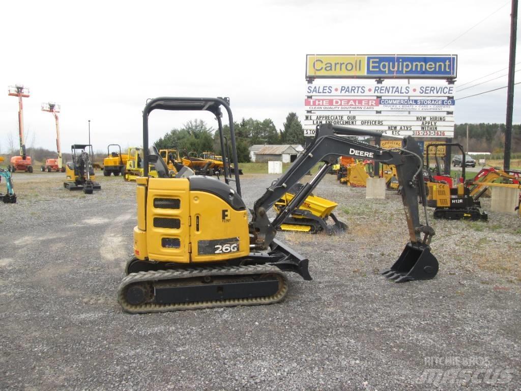John Deere 26G Minigravere <7t