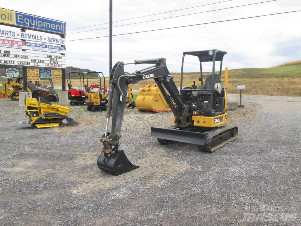 John Deere 26G Minigravere <7t