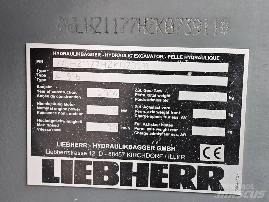 Liebherr A 916 Hjulgravere