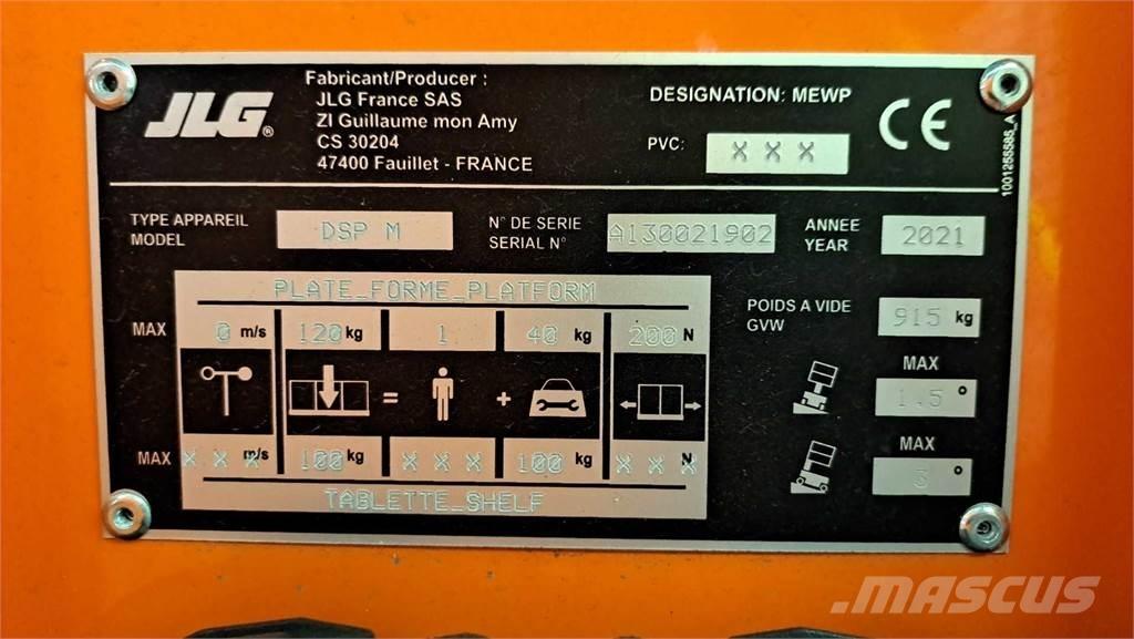 JLG DSP-M (NEW 2021) Andre personløftere og plattformer