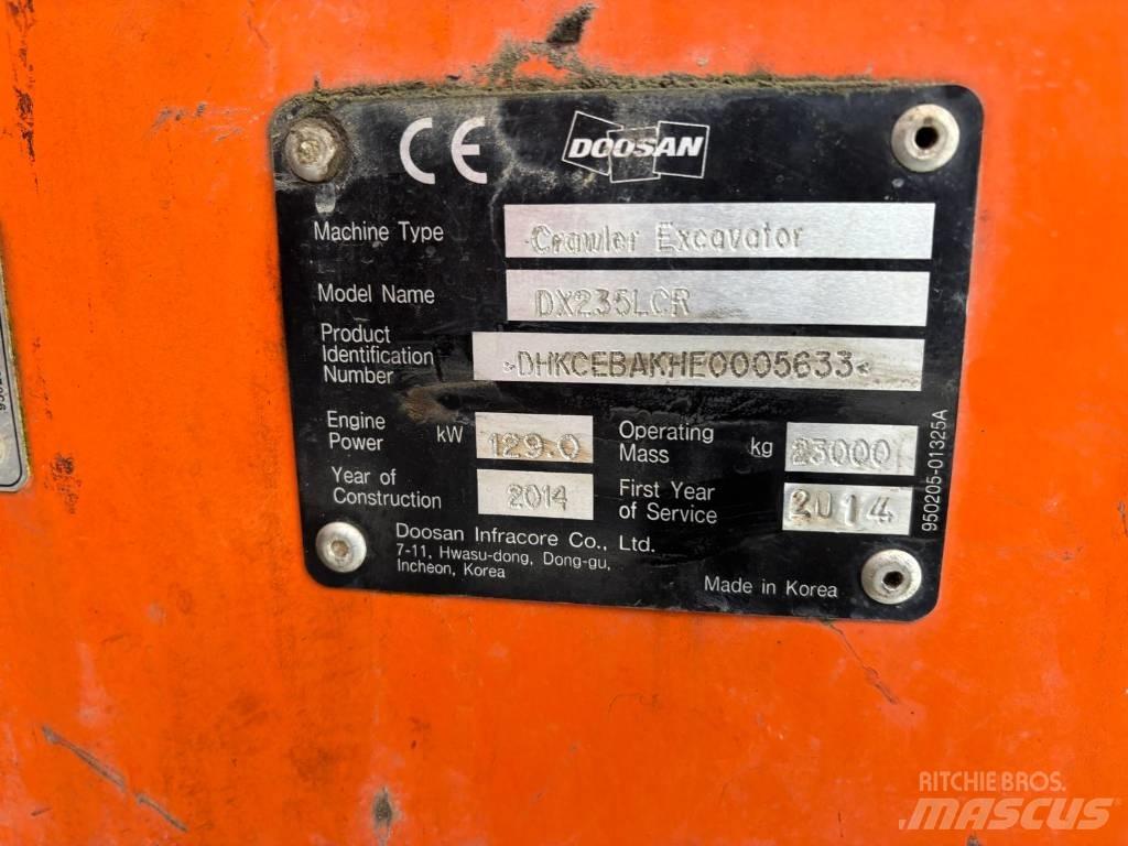 Doosan DX225 LC R Beltegraver