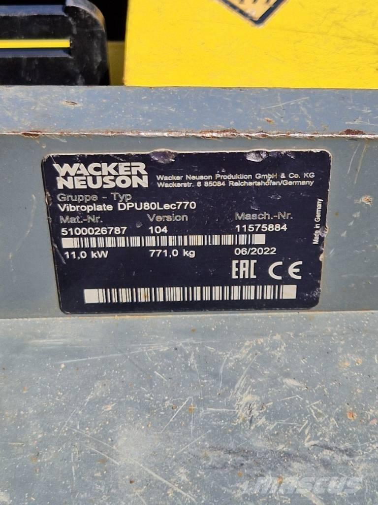 Wacker Neuson DPU 80 Vibroplater