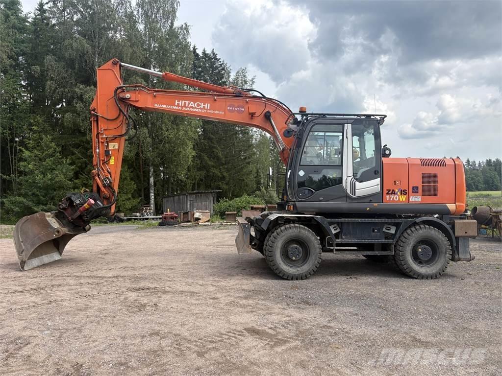 Hitachi ZX170W-3 Hjulgravere