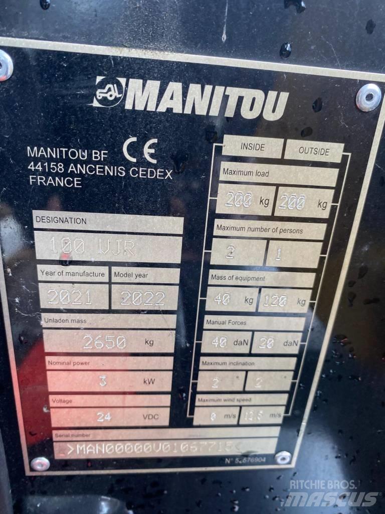 Manitou 100 VJR Personløftere