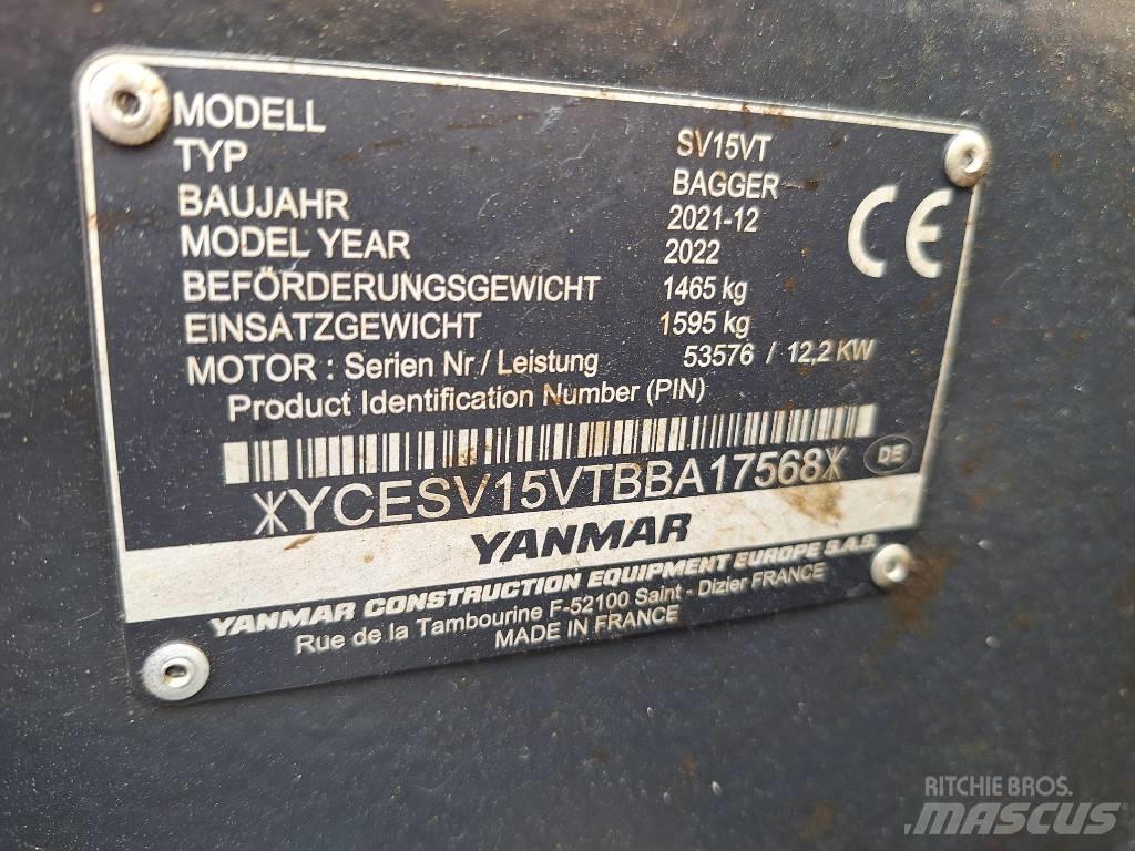 Yanmar SV 15 Minigravere <7t