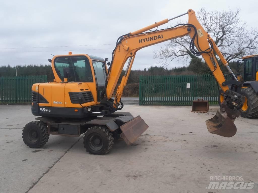 Hyundai R55 W-9 Hjulgravere
