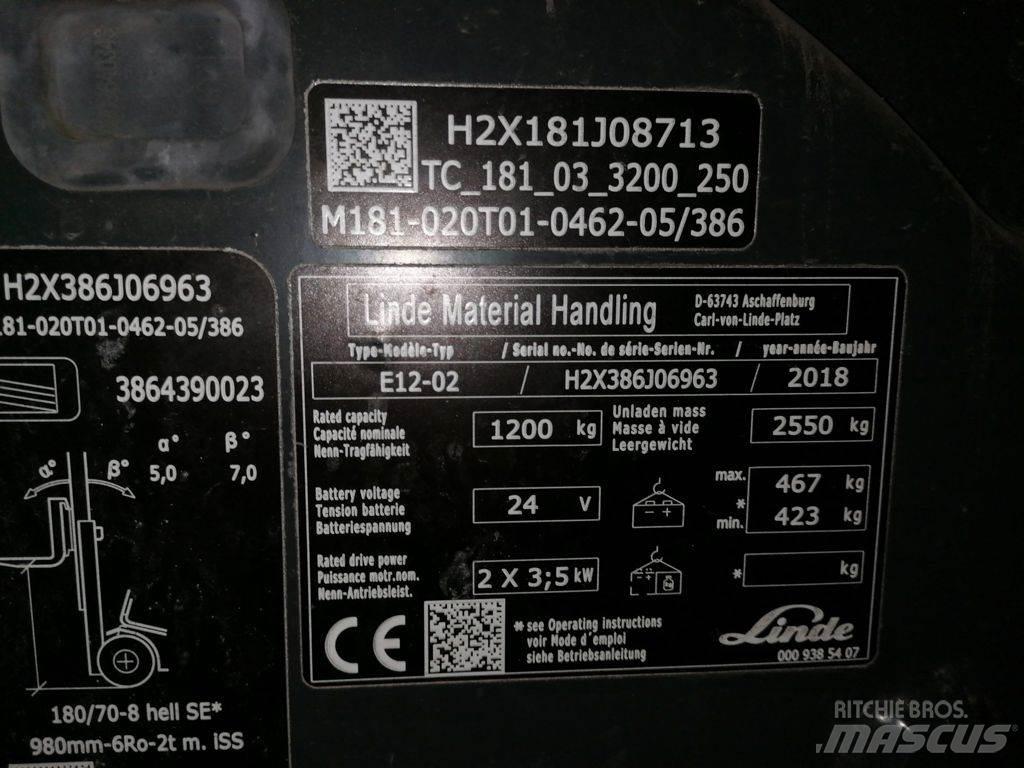 Linde E12-02 Elektriske trucker
