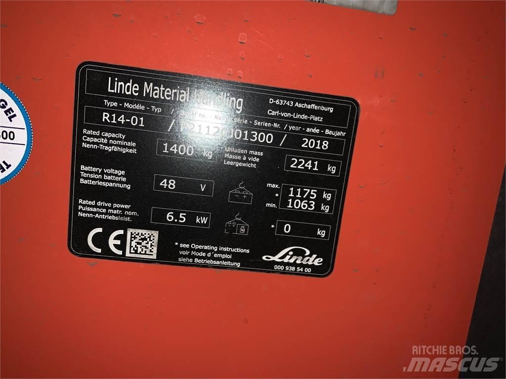 Linde R14 Skyvemasttruck