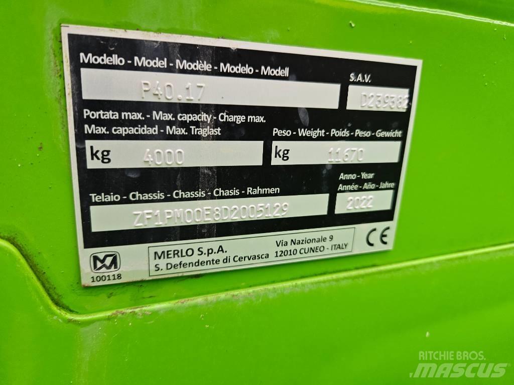 Merlo P 40.17 Teleskoplastere