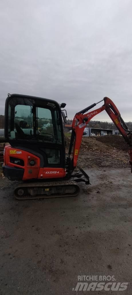 Kubota KX 019-4 Minigravere <7t