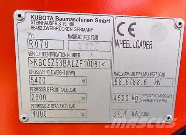 Kubota R 070 Hjullastere