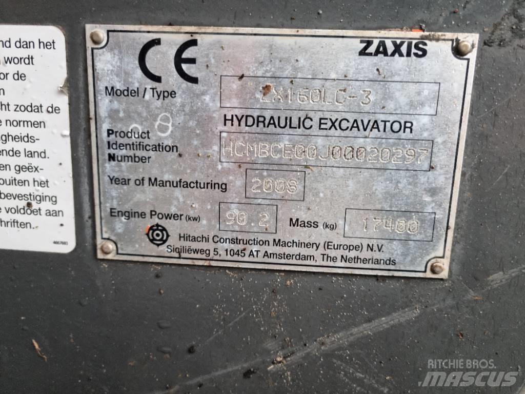 Hitachi ZX 160 Beltegraver