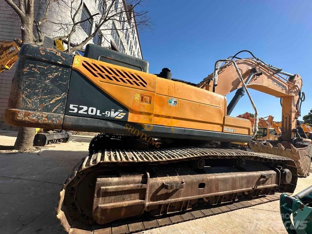Hyundai Robex 520 VS Beltegraver