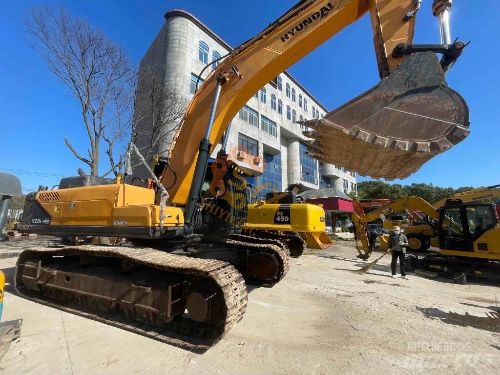 Hyundai Robex 520 VS Beltegraver