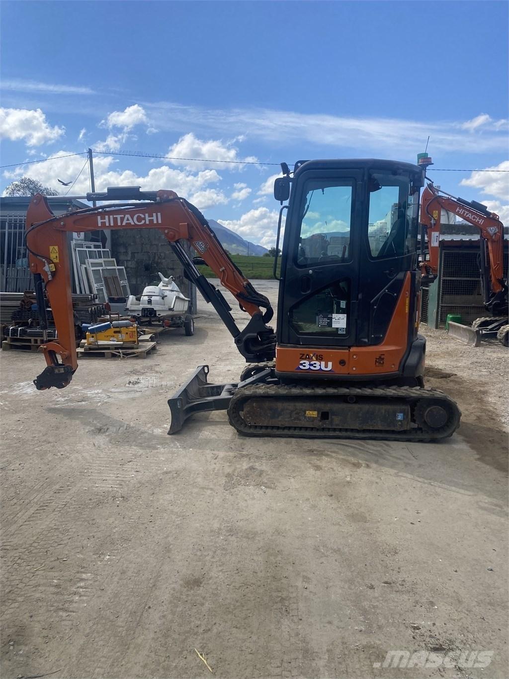 Hitachi Zaxis33U-6 Minigravere <7t