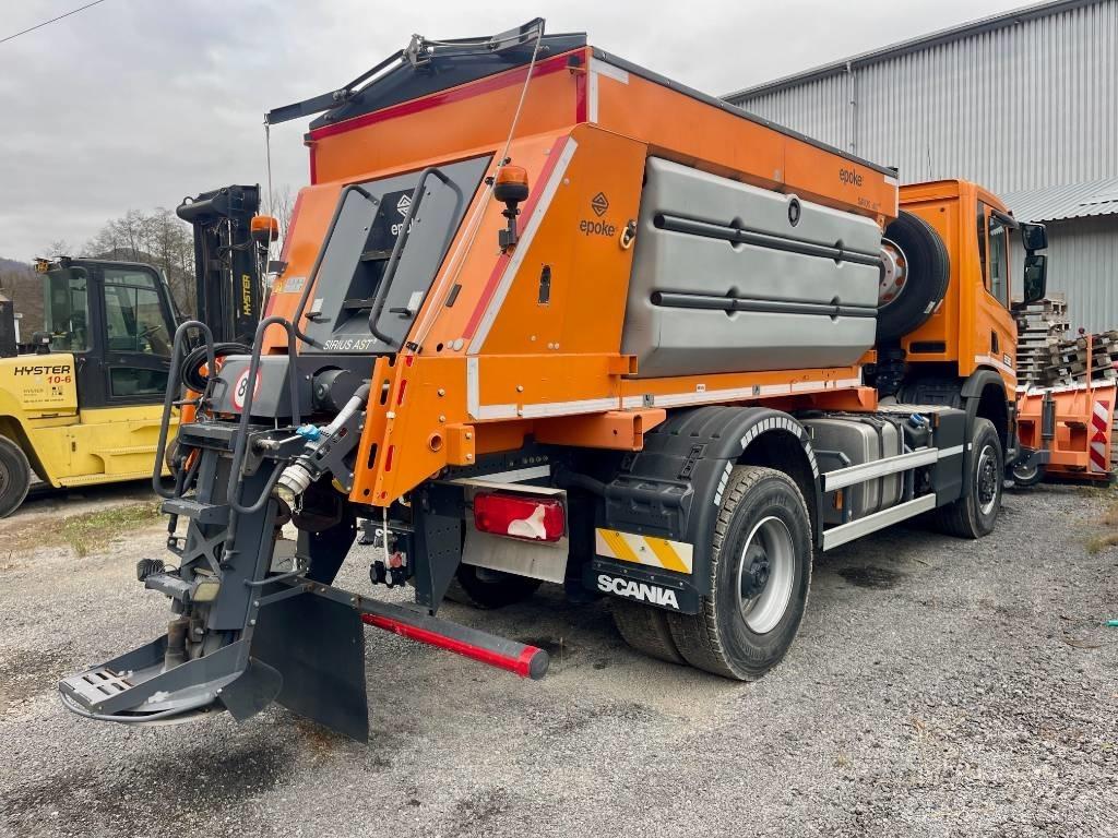 Scania P 410 Sand- og saltspredere