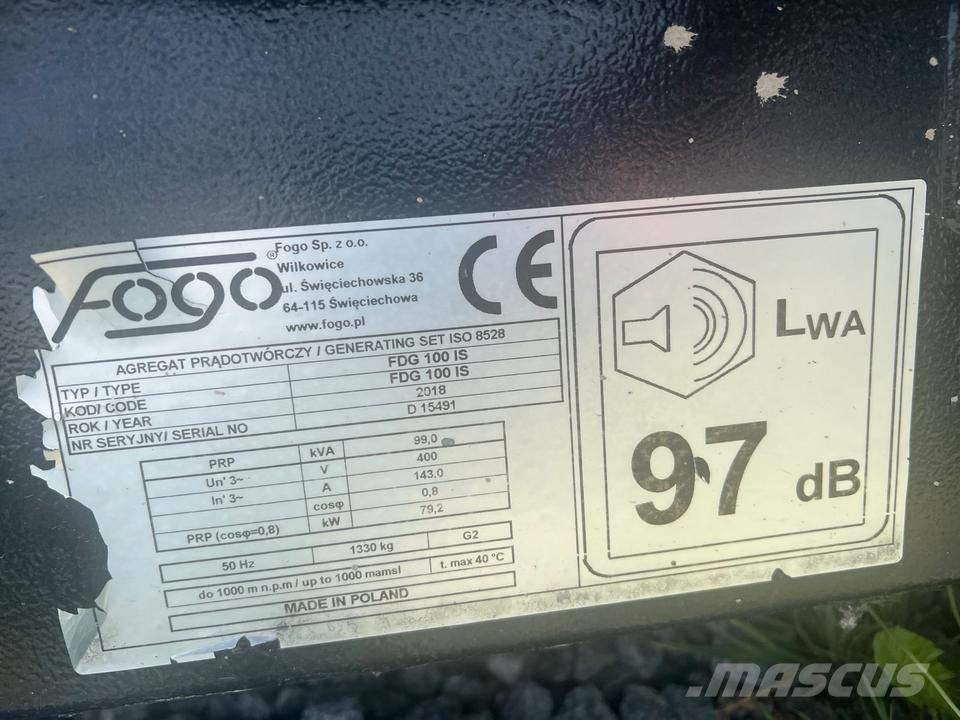Fogo Iveco 100 KVA Diesel Generatorer