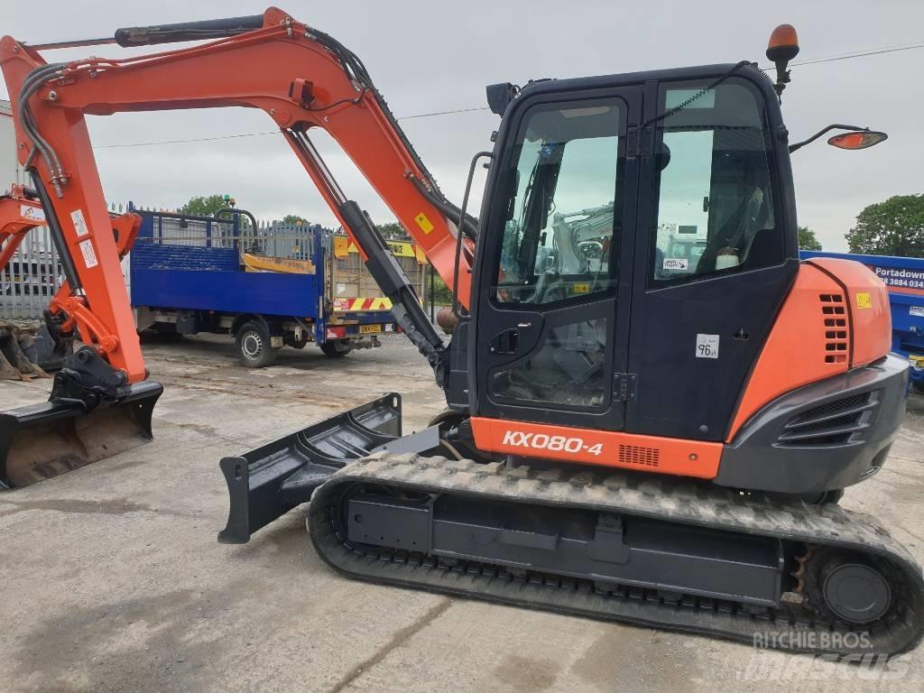 Kubota KX 080-4 Midigravere 7 - 12t