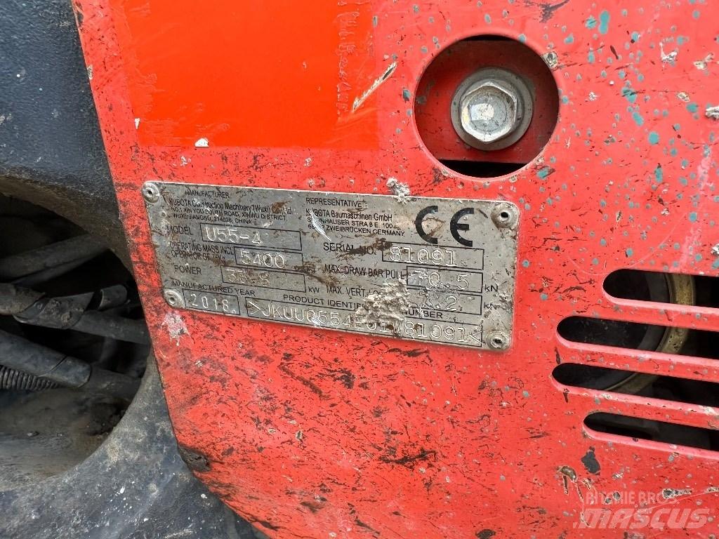 Kubota KX 055-4 Minigravere <7t