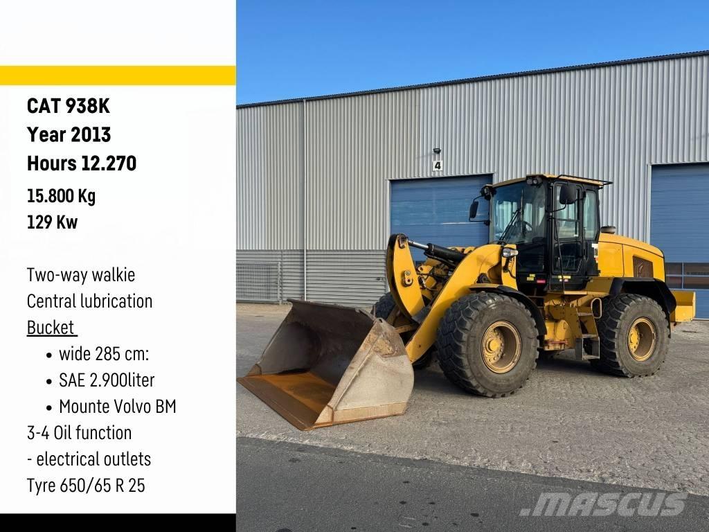 CAT 938 K Hjullastere