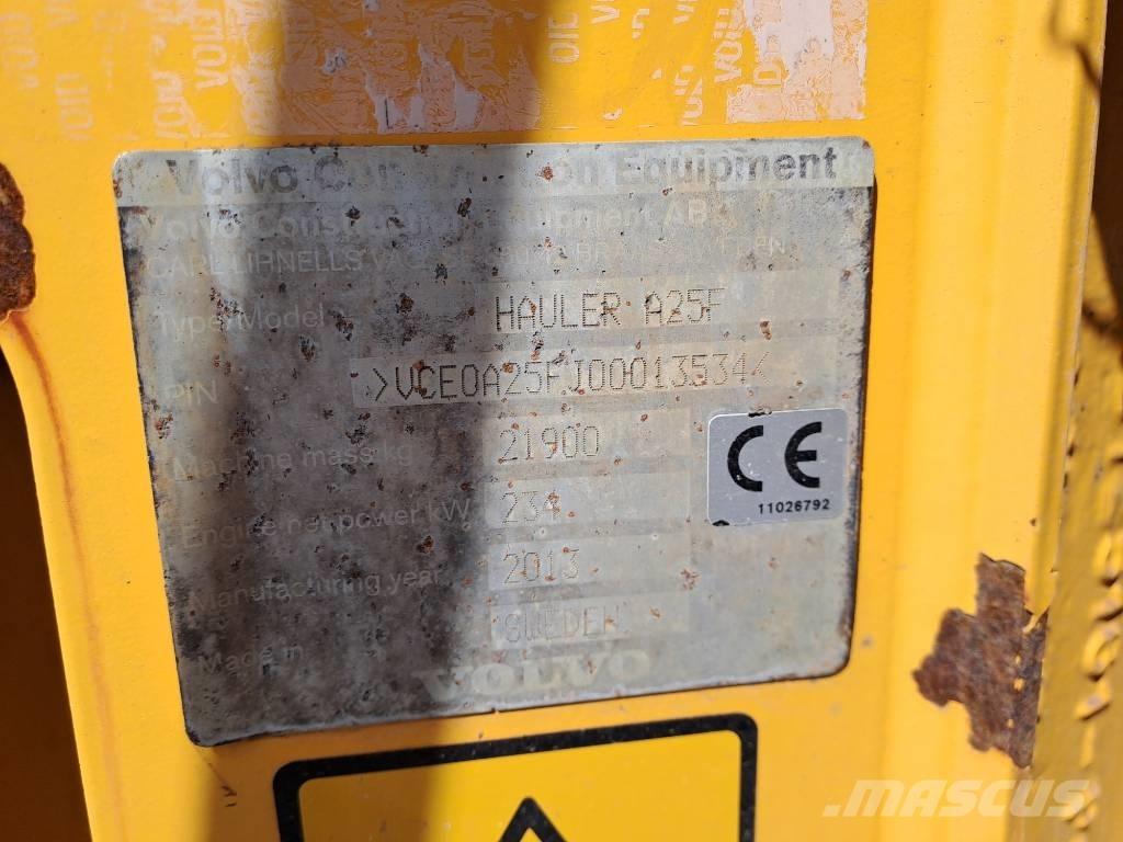 Volvo A25F Rammestyrte Dumpere