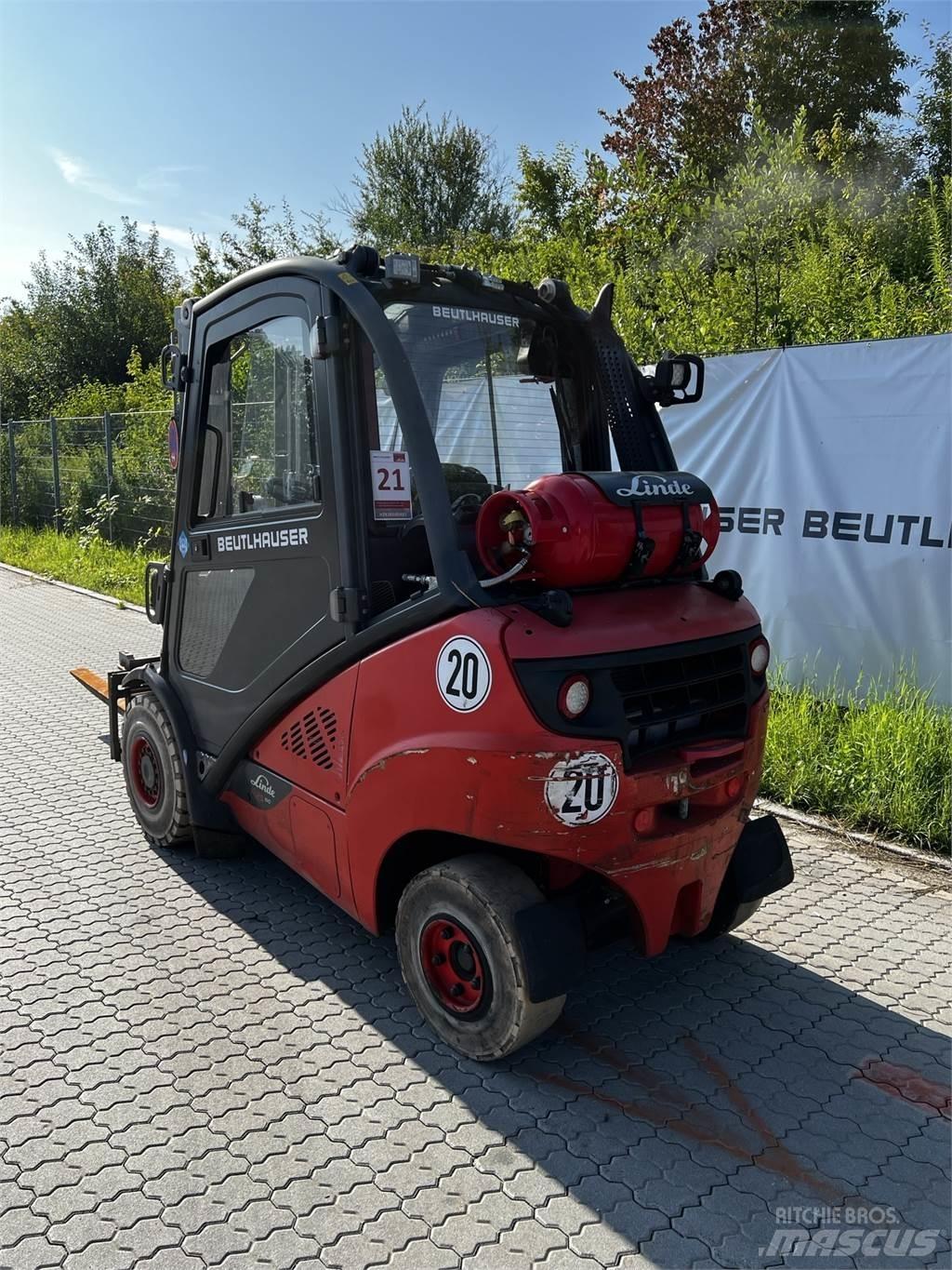 Linde H25T/600 Propan trucker